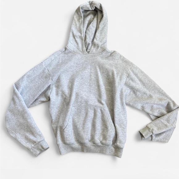 Skims cotton fleece grey hoodie - Picture 1 of 4